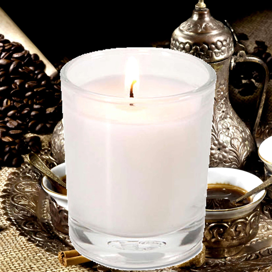 Turkish Mocha Eco Soy Votive Candles – Clean Burn, Plant-Based, Vegan & Pet Safe