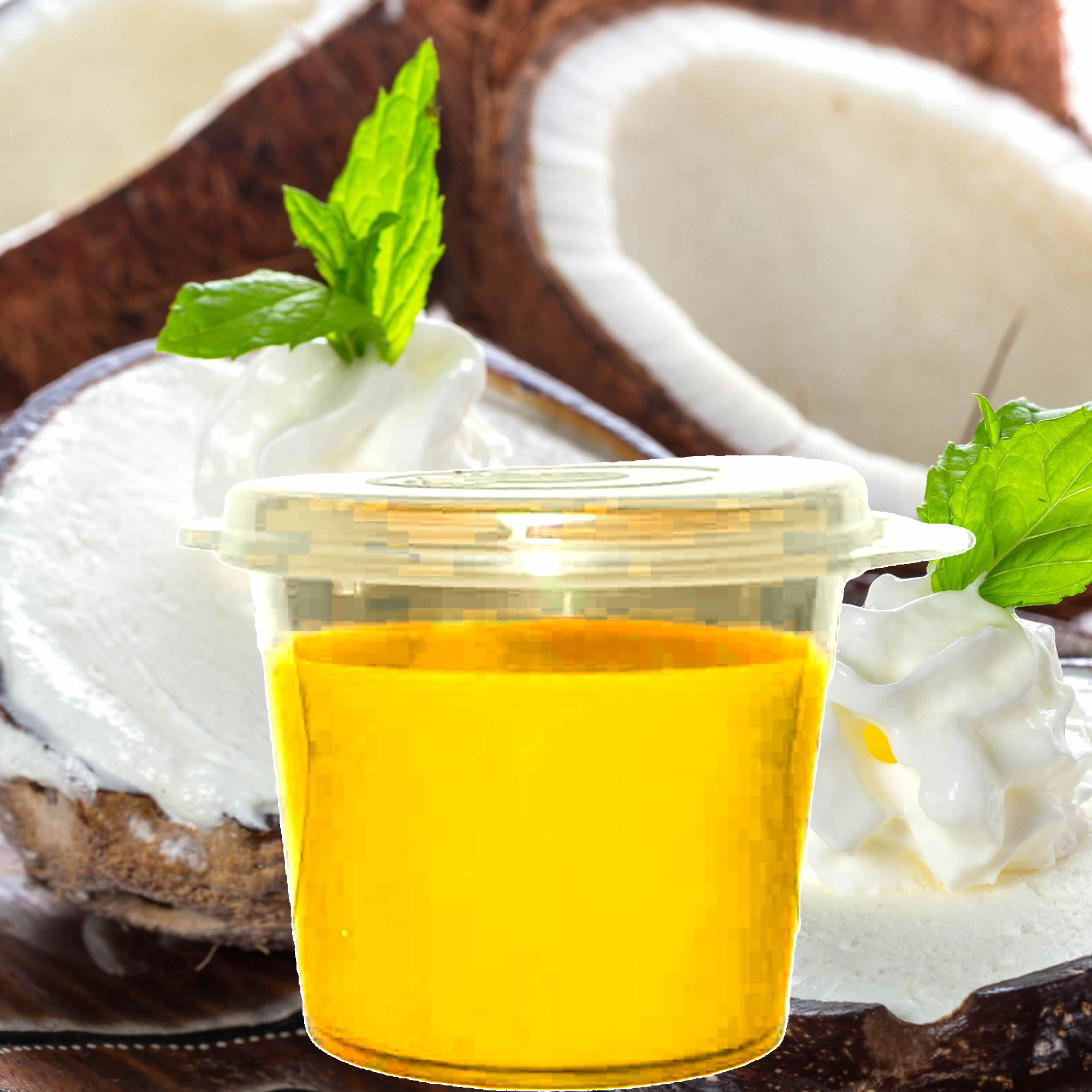 Vanilla Coconut eco soy wax melts – vegan, cruelty-free featuring creamy vanilla and tropical coconut, handmade in Australia.