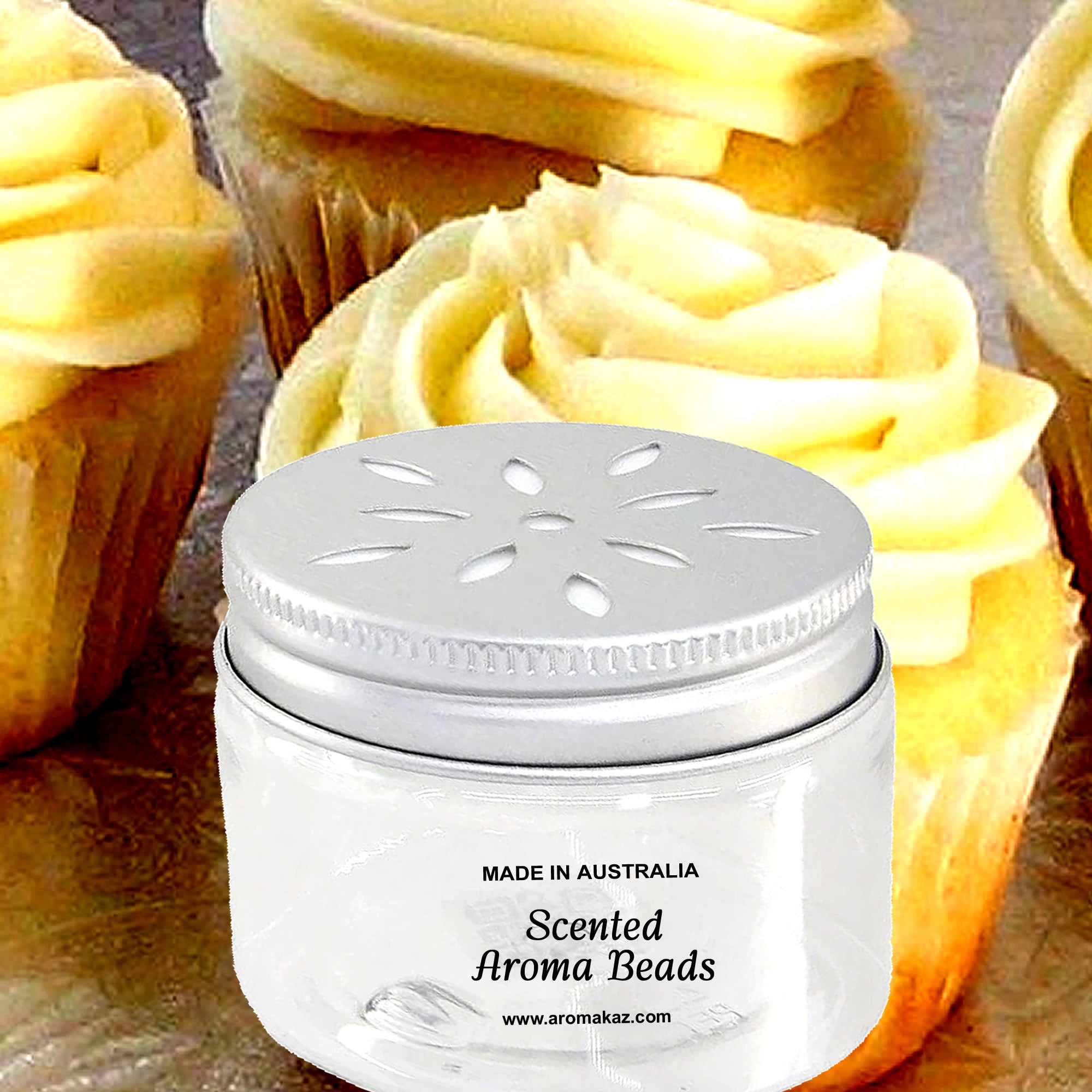 Vanilla Cupcakes Air Freshener Aroma Beads - Room, Car, Pantry, Pet Areas, Linen