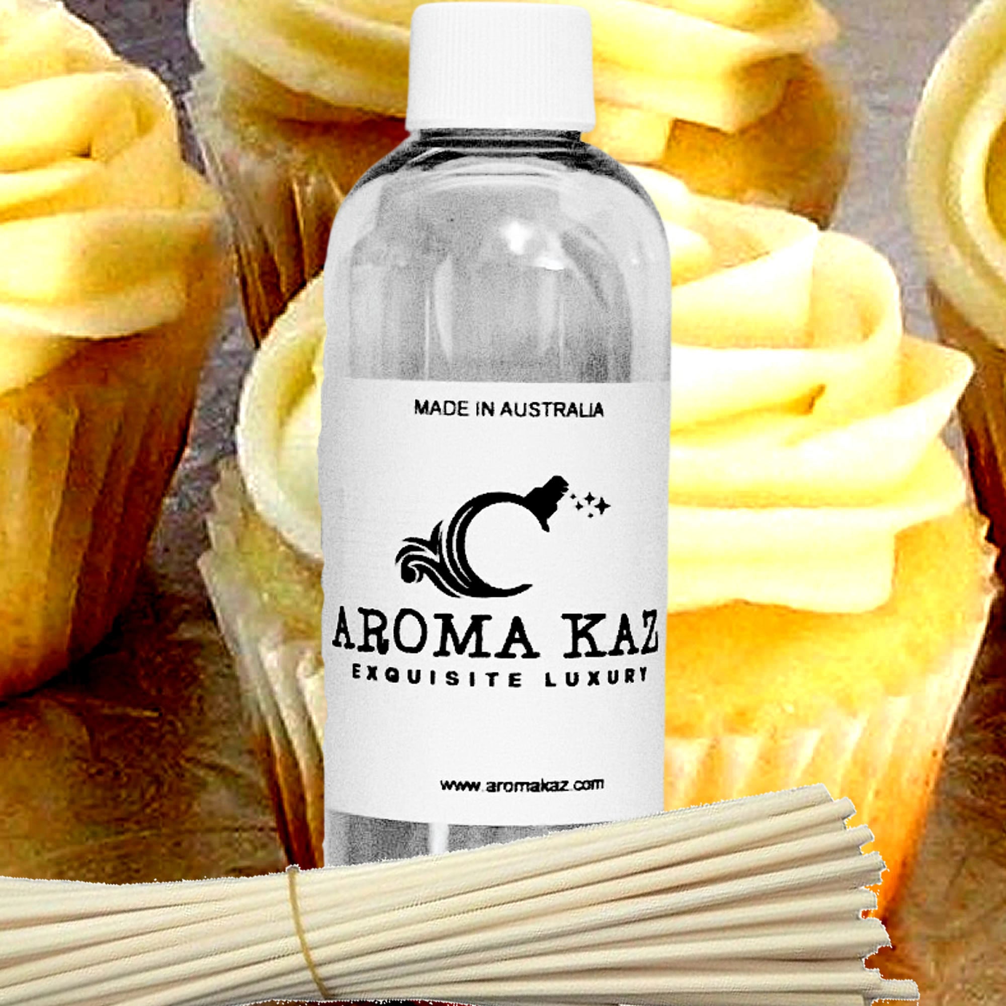 Vanilla Cupcakes Diffuser Fragrance Oil Refill – vegan, cruelty-free featuring warm freshly baked vanilla cupcakes and sweet vanilla icing aroma, handmade in Australia.