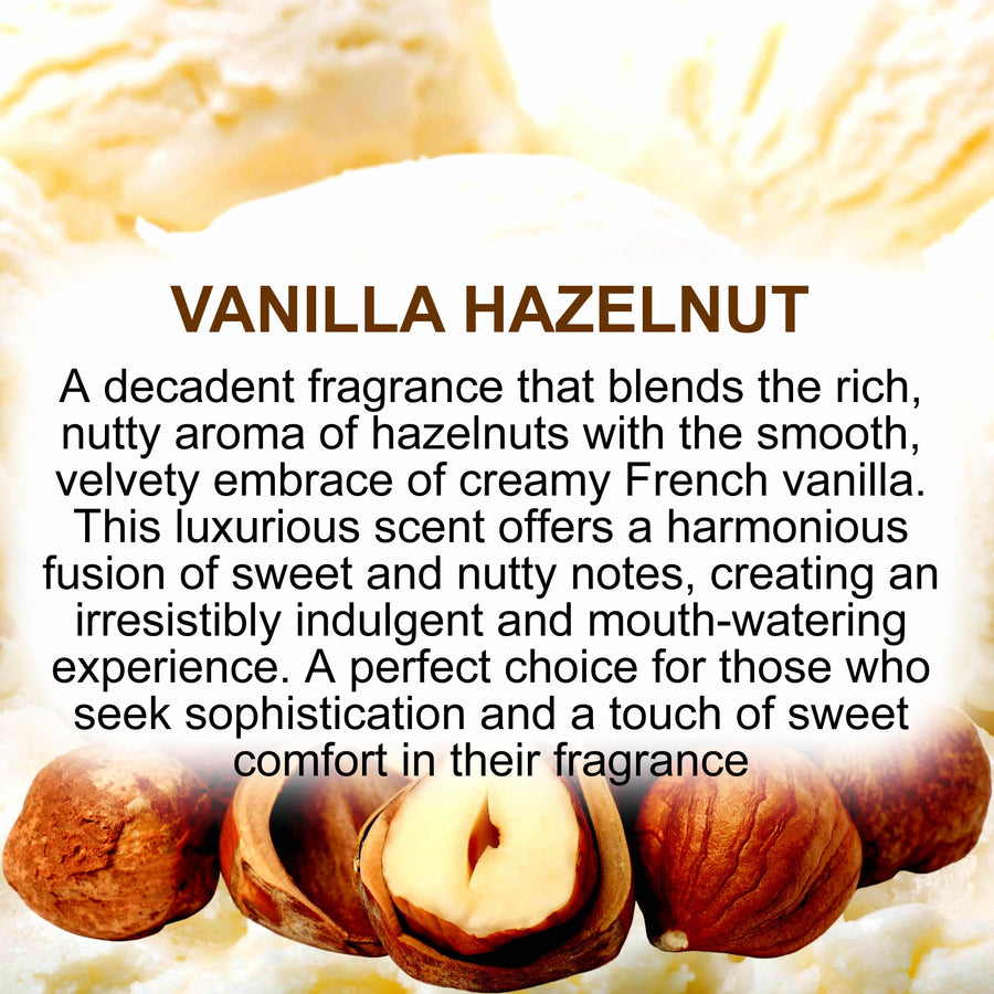Vanilla Hazelnut Fragrance Roll On – vegan, cruelty-free perfume roll on featuring creamy vanilla and roasted hazelnut richness, handmade in Australia.