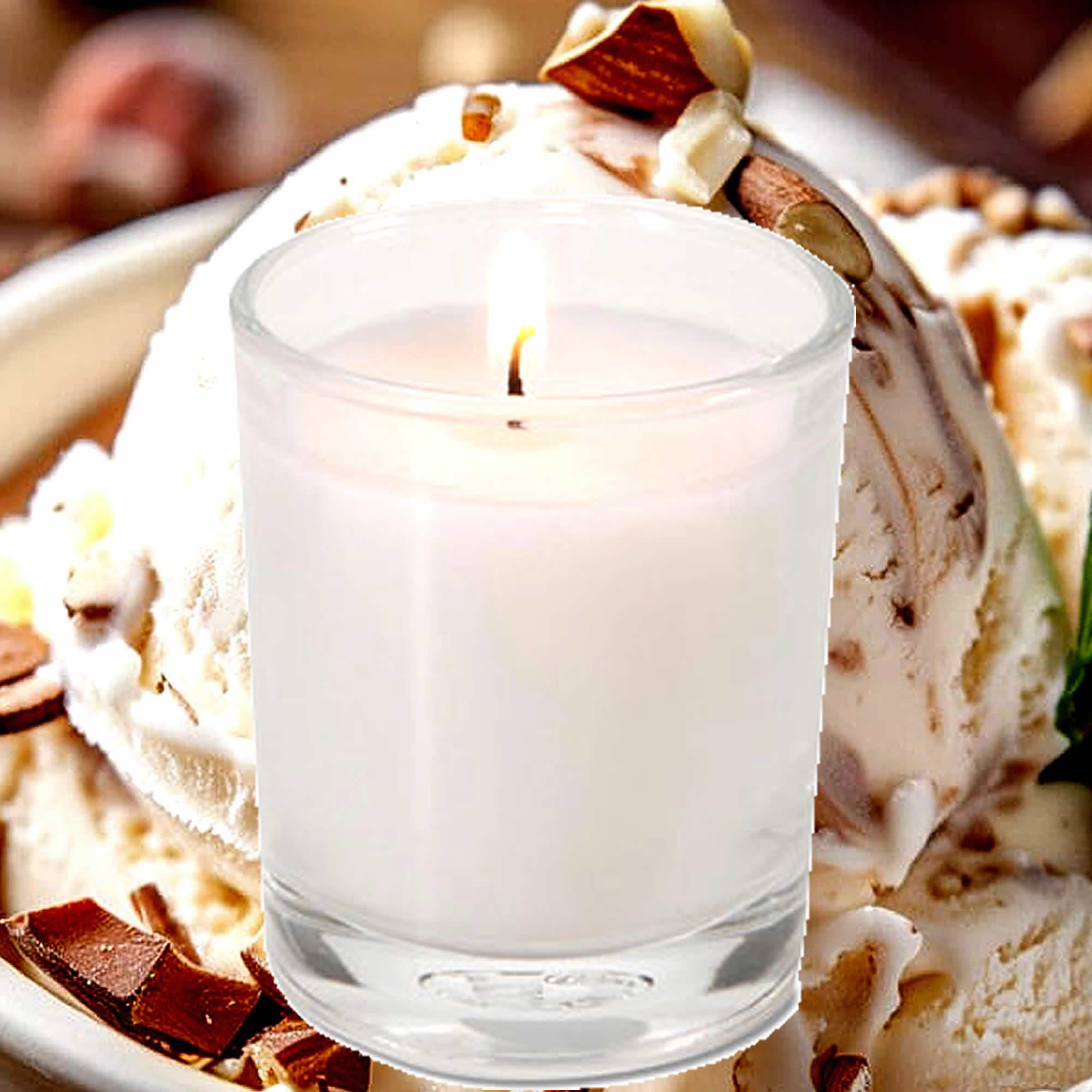 Vanilla Hazelnut Eco Soy Votive Candles – Clean Burn, Plant-Based, Vegan & Pet Safe