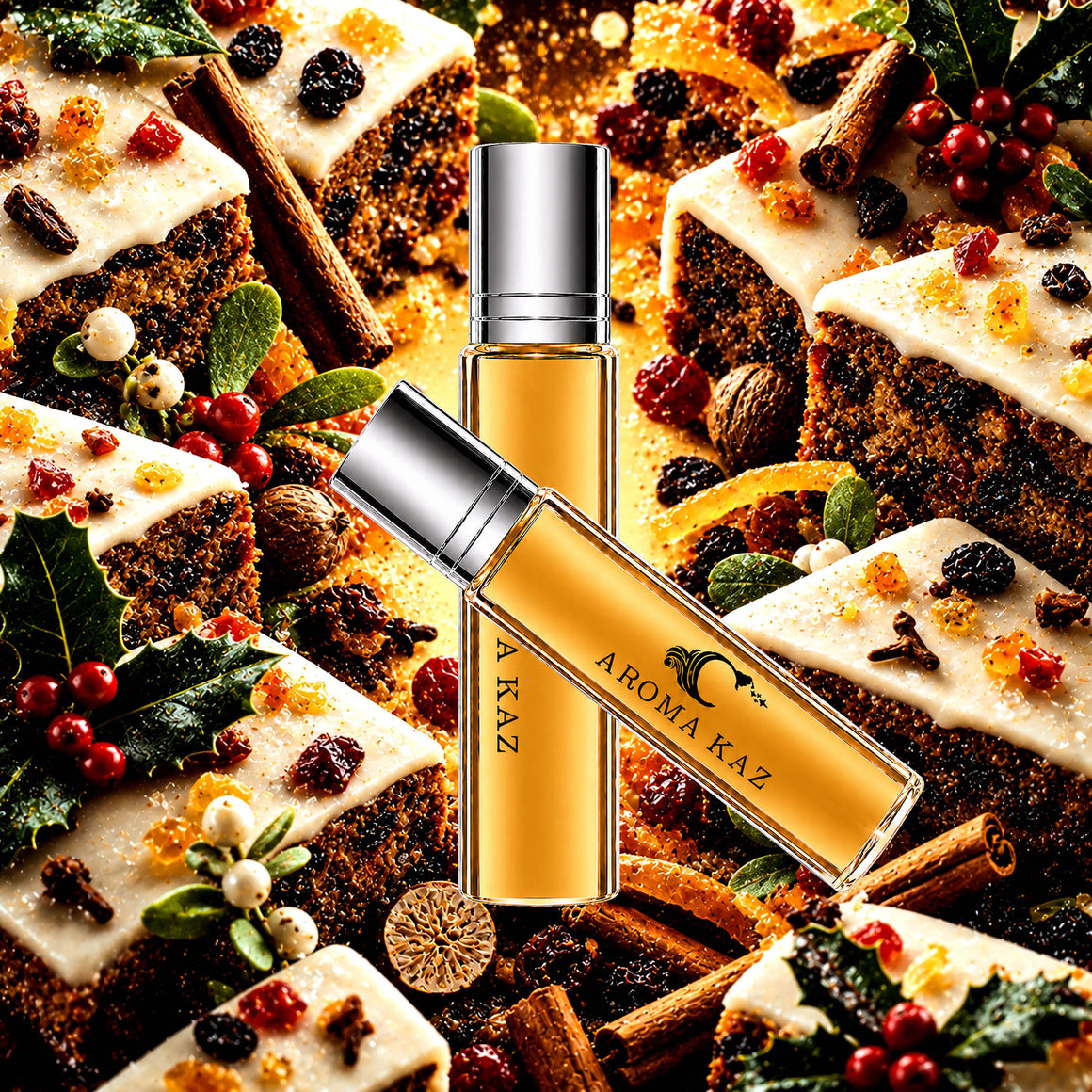 Vanilla Iced Christmas Cake Fragrance Oil Roll-On
