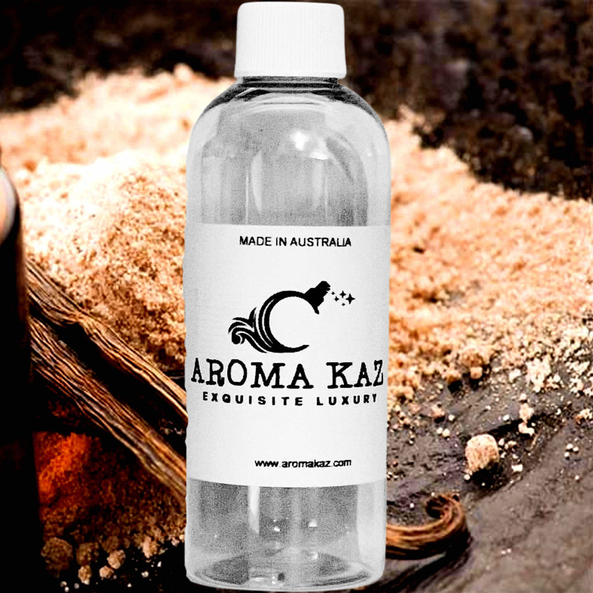 Vanilla Oud fragrance oil for candle making, soap making and perfume blending – vegan, cruelty-free featuring deep woody oud and smooth vanilla warmth, handmade in Australia.