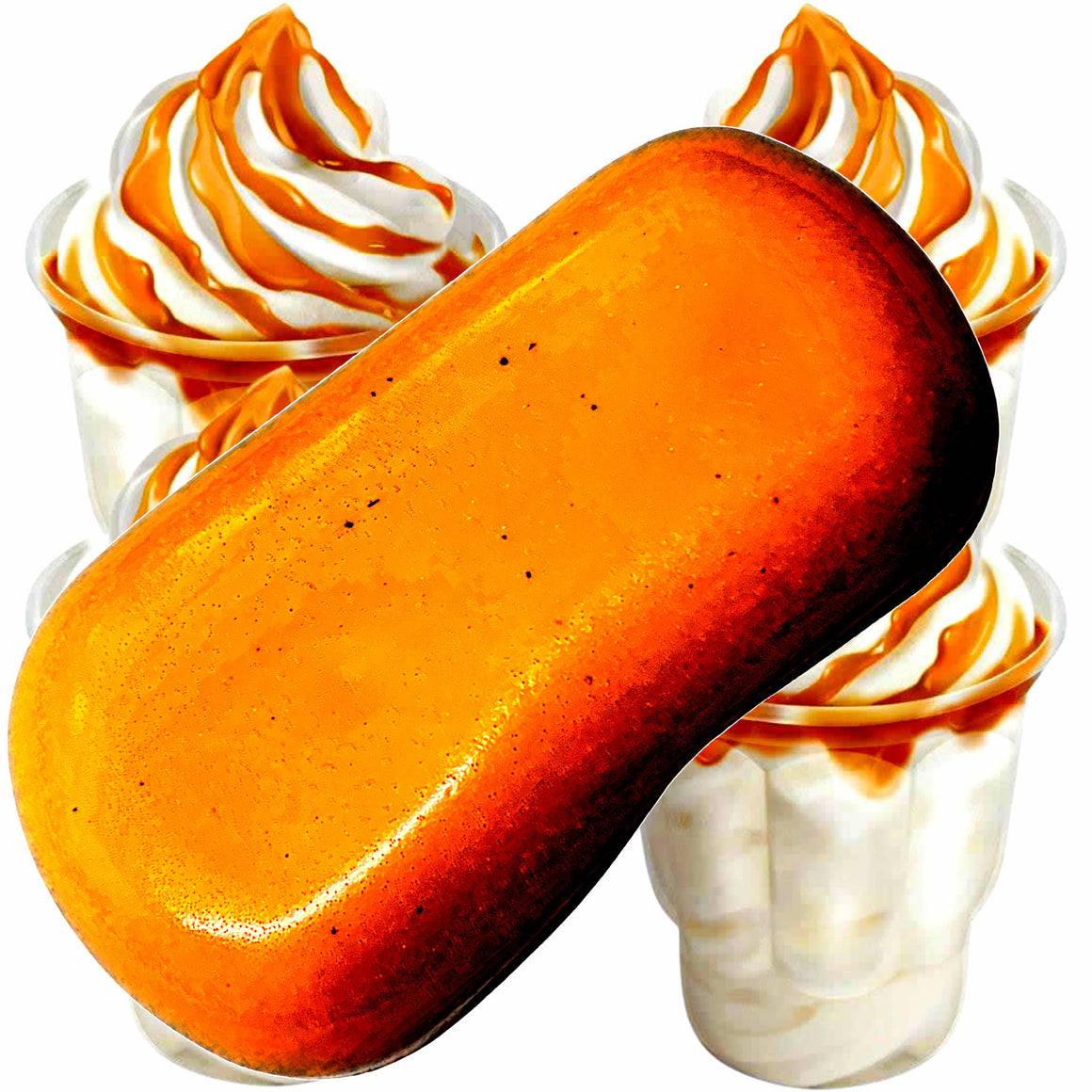 Vanilla Caramel Vegan Soap Bars Plant-Based Cruelty-Free Handcrafted