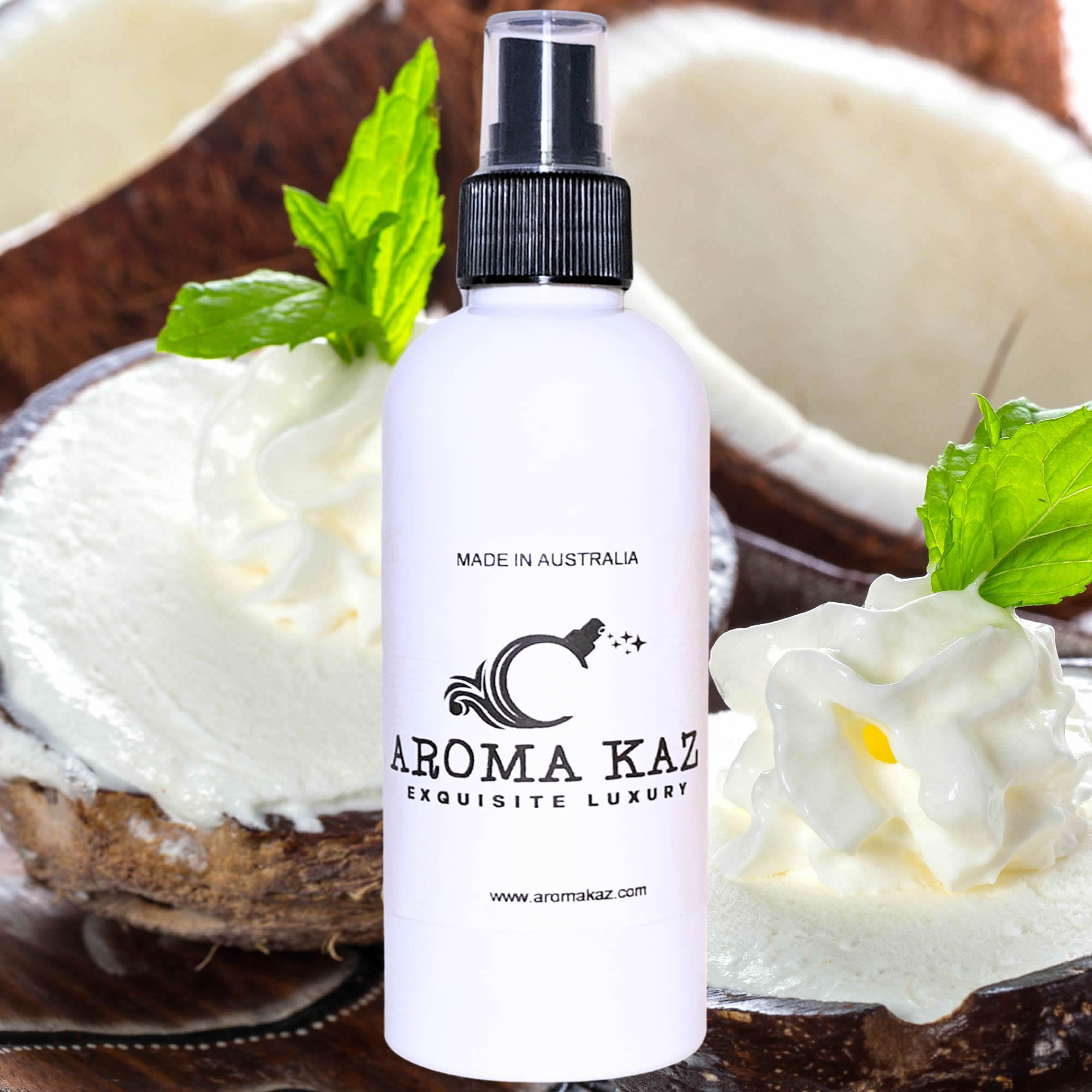 Vanilla Coconut Car Air Freshener Spray – Plant-Based, Vegan, Cruelty-Free & Pet Safe