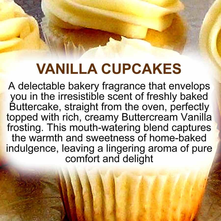 Vanilla Cupcakes Diffuser Fragrance Oil with Reeds – Vegan Cruelty-Free Home Aroma