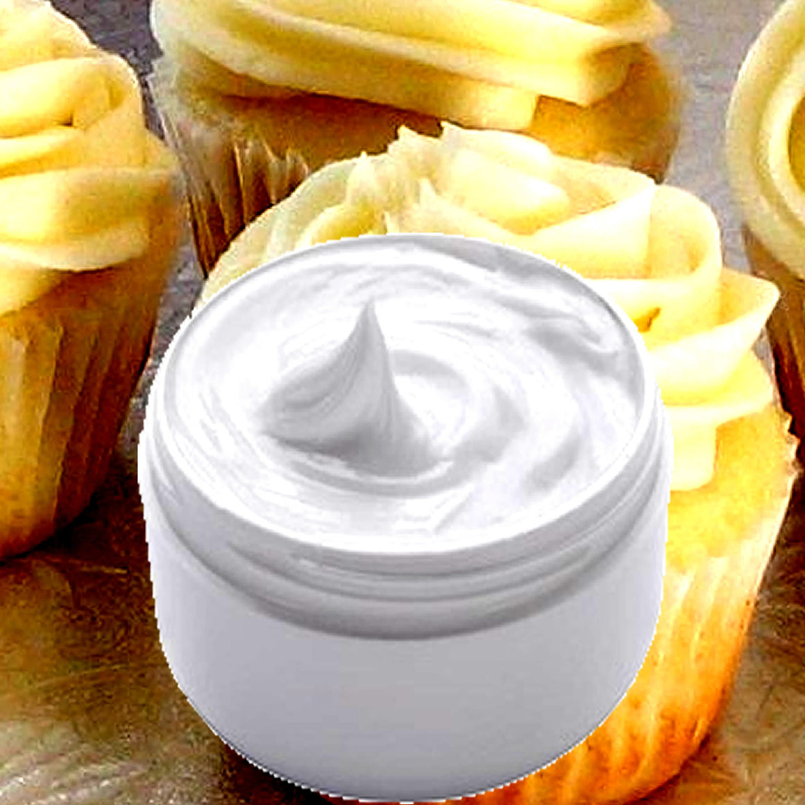 Vanilla Cupcakes Hydrating vegan body and hand cream moisturizer. Handmade in Australia, cruelty free, long-lasting fragrance, perfect for all skin types and ideal as a gift for men or women.