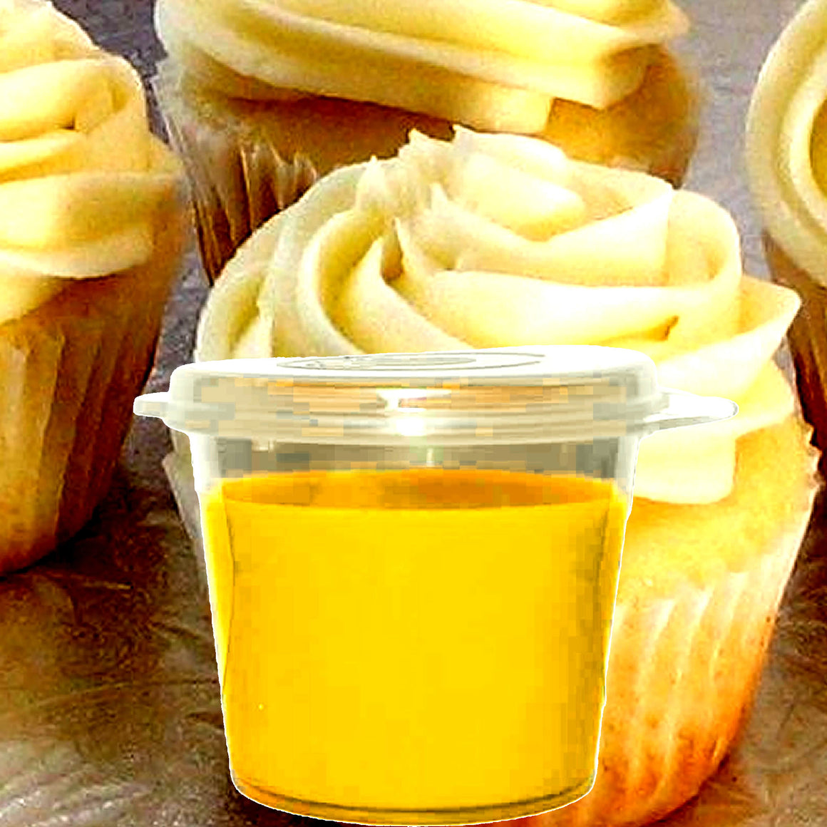 Vanilla Cupcakes Soy Candle Melt Shot Pots – Plant-Based, Vegan, Cruelty-Free, Hand-Poured