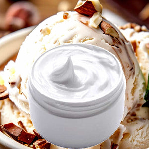 Vanilla Hazelnut Hydrating vegan body and hand cream moisturizer. Handmade in Australia, cruelty free, long-lasting fragrance, perfect for all skin types and ideal as a gift for men or women.
