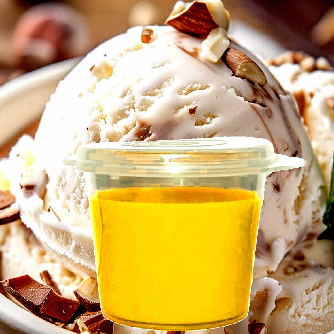 Vanilla Hazelnut Soy Candle Melt Shot Pots – Plant-Based, Vegan, Cruelty-Free, Hand-Poured