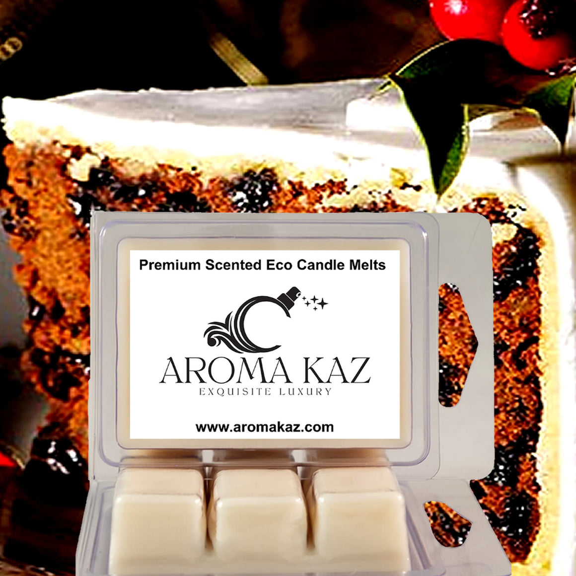 Vanilla Iced Christmas Cake Soy Wax Melts – Hand-Poured, Plant-Based & Vegan