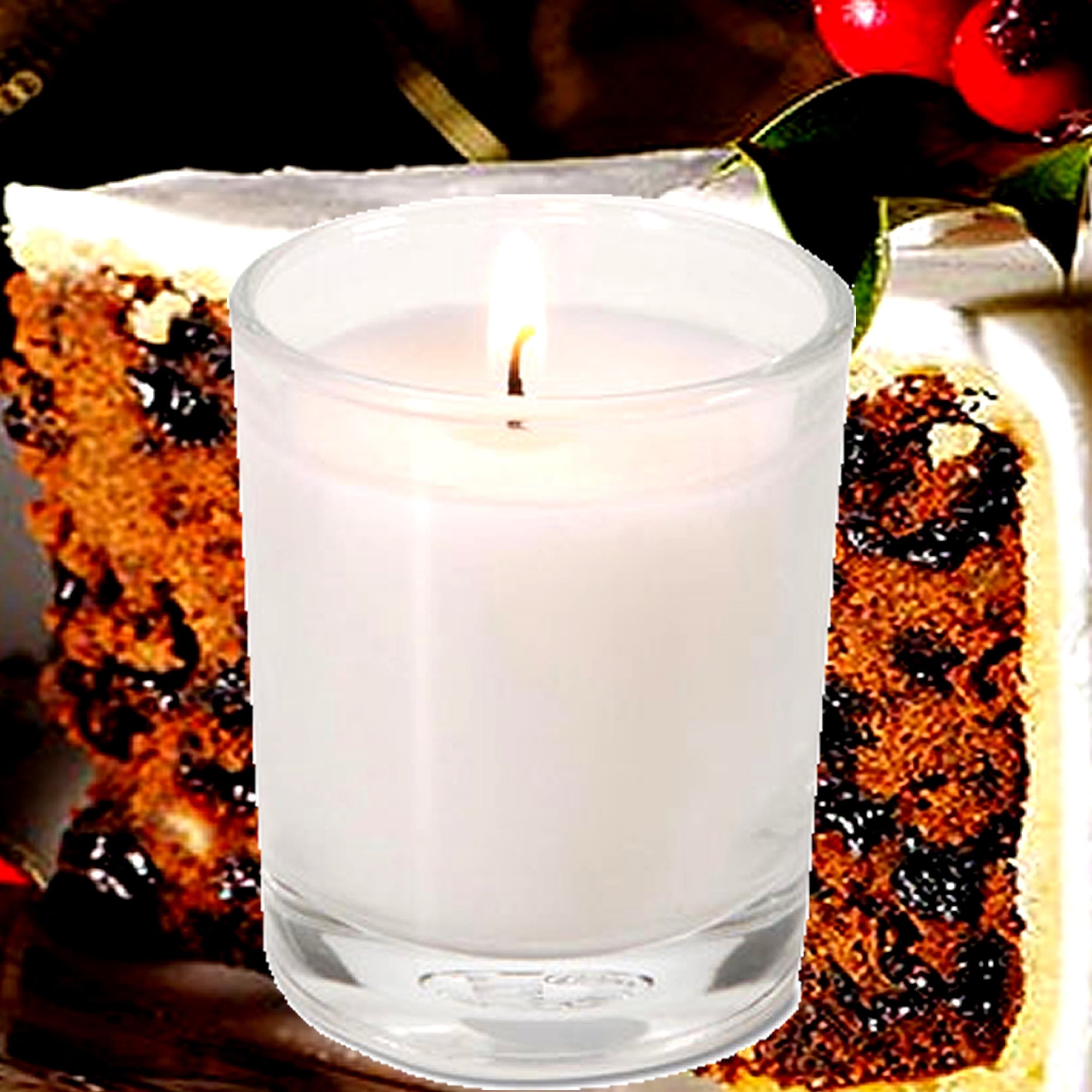 Vanilla Ice Christmas Cake Eco Soy Votive Candles – Clean Burn, Plant-Based, Vegan & Pet Safe