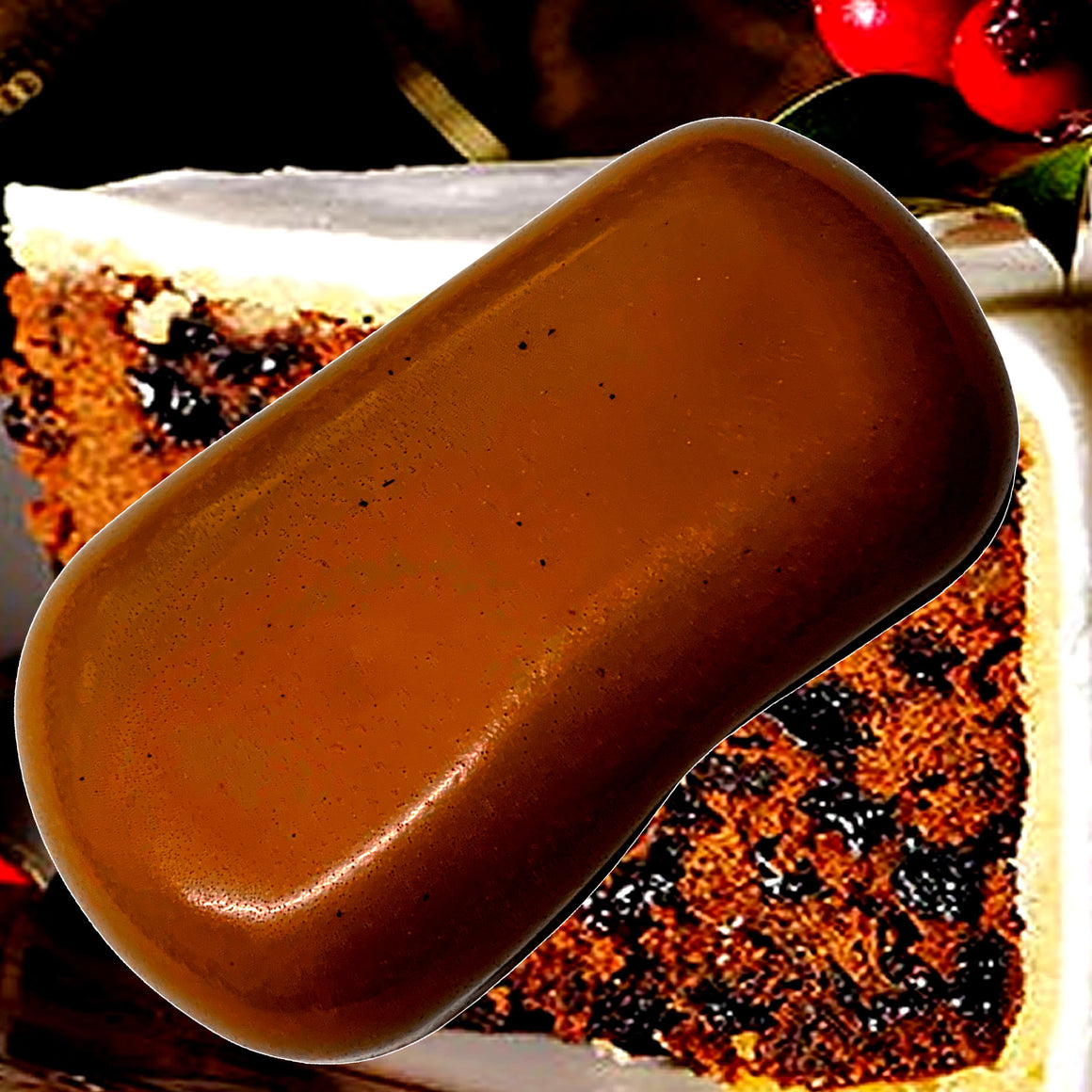 Vanilla Iced Christmas Cake Vegan Soap Bars Plant-Based Cruelty-Free Handcrafted