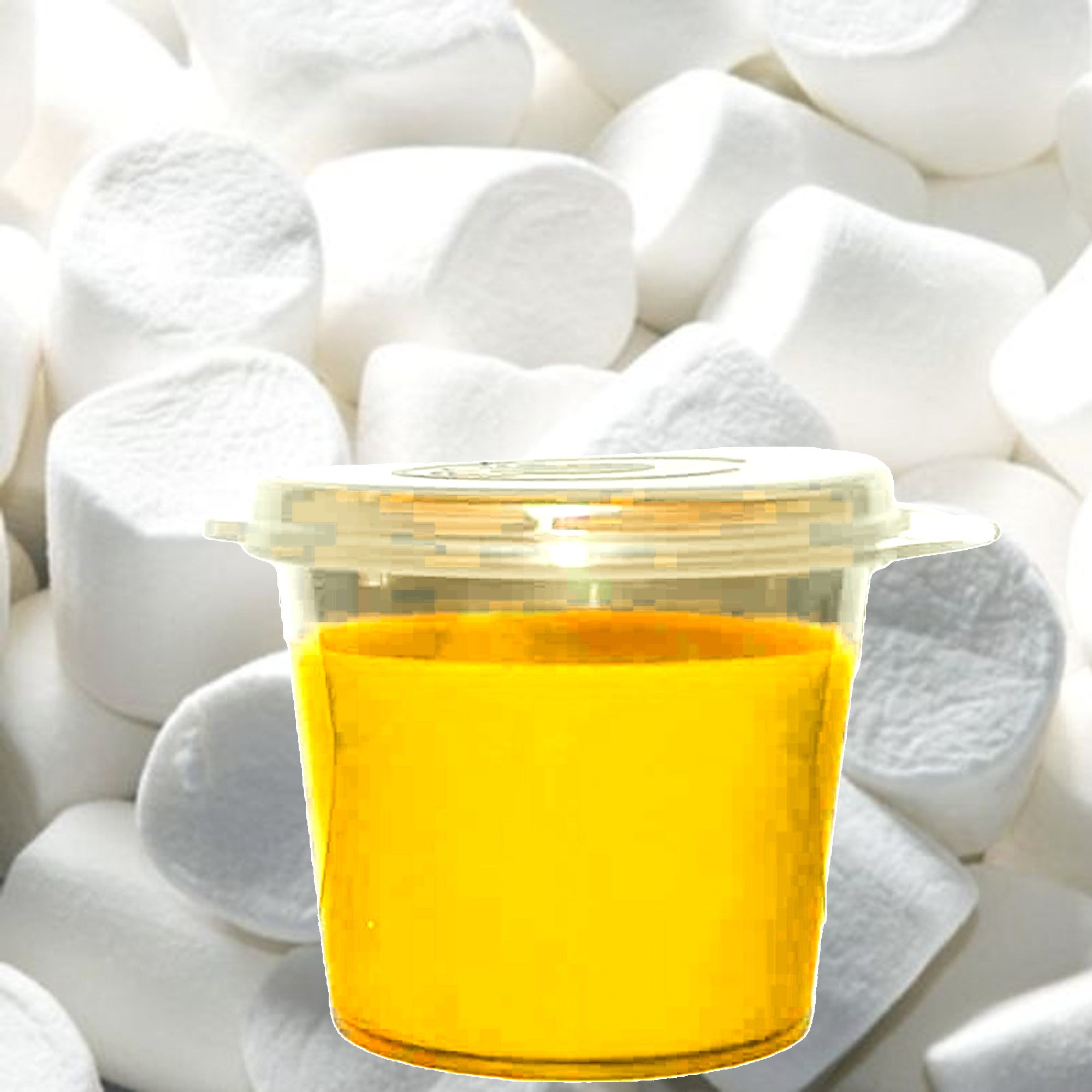 Vanilla Marshmallows Soy Candle Melt Shot Pots – Plant-Based, Vegan, Cruelty-Free, Hand-Poured