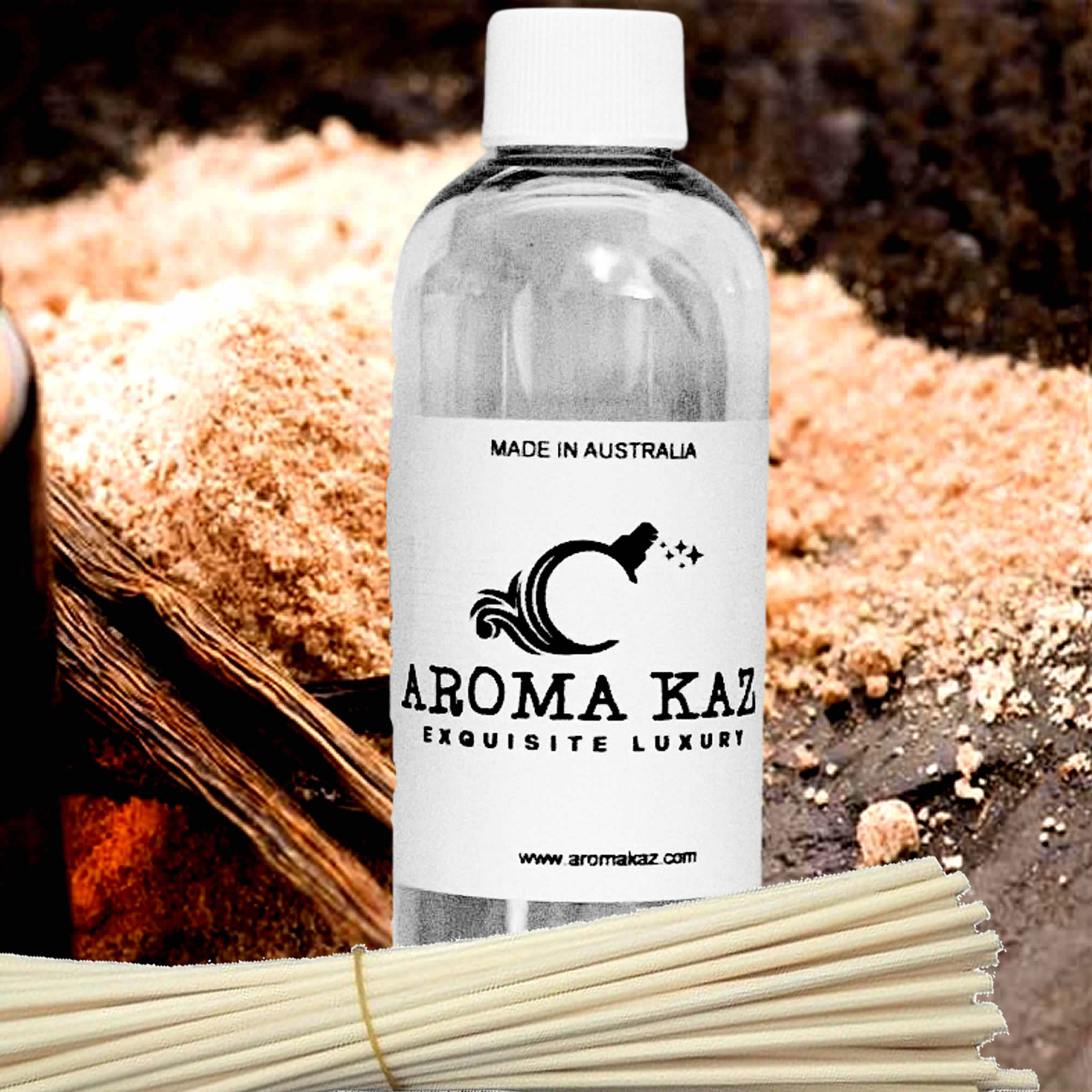 Vanilla Oud Diffuser Fragrance Oil with Reeds – Vegan Cruelty-Free Home Aroma