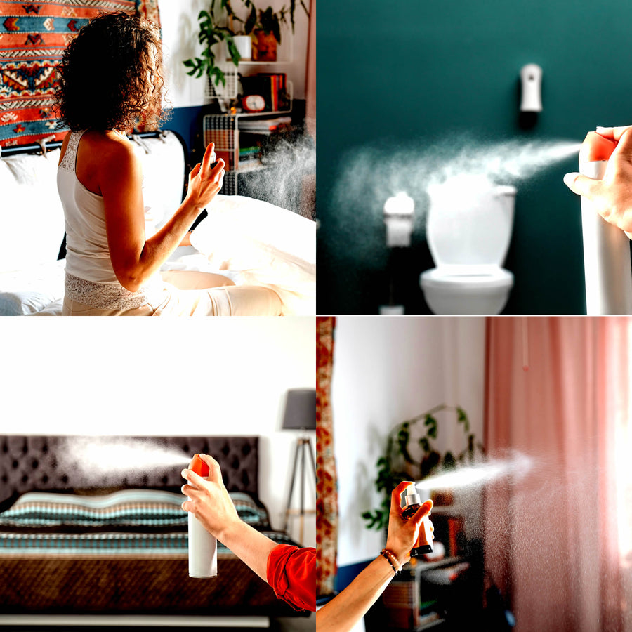 Apple Spice & Cinnamon Room Air Freshener Spray Plant Based Pet Safe – vegan, cruelty-free featuring warm spiced apple aroma, handmade in Australia.