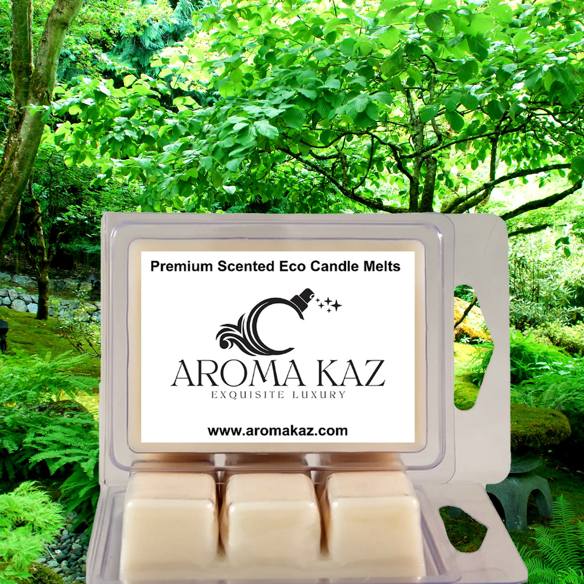 Velvet Moss eco soy wax melts – vegan, cruelty-free featuring soft earthy moss and warm velvet-like undertones, handmade in Australia.