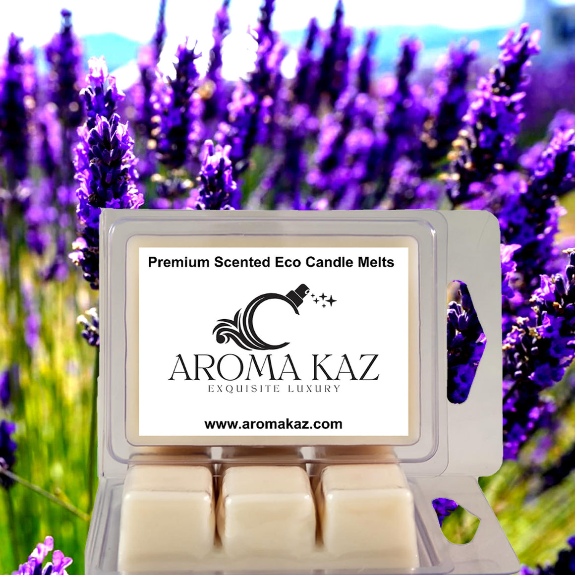 Vetiver & Lavender eco soy wax melts – vegan, cruelty-free featuring floral lavender and earthy vetiver, handmade in Australia.