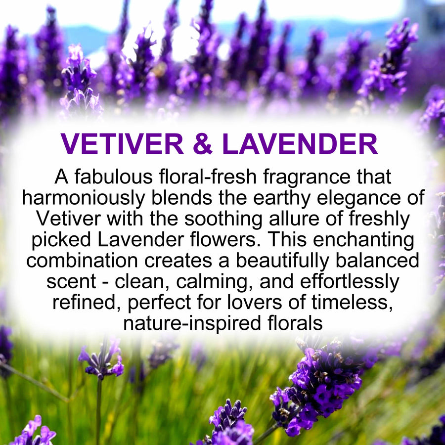 Vetiver & Lavender Vegan Soap Bars Plant-Based Cruelty-Free Handcrafted