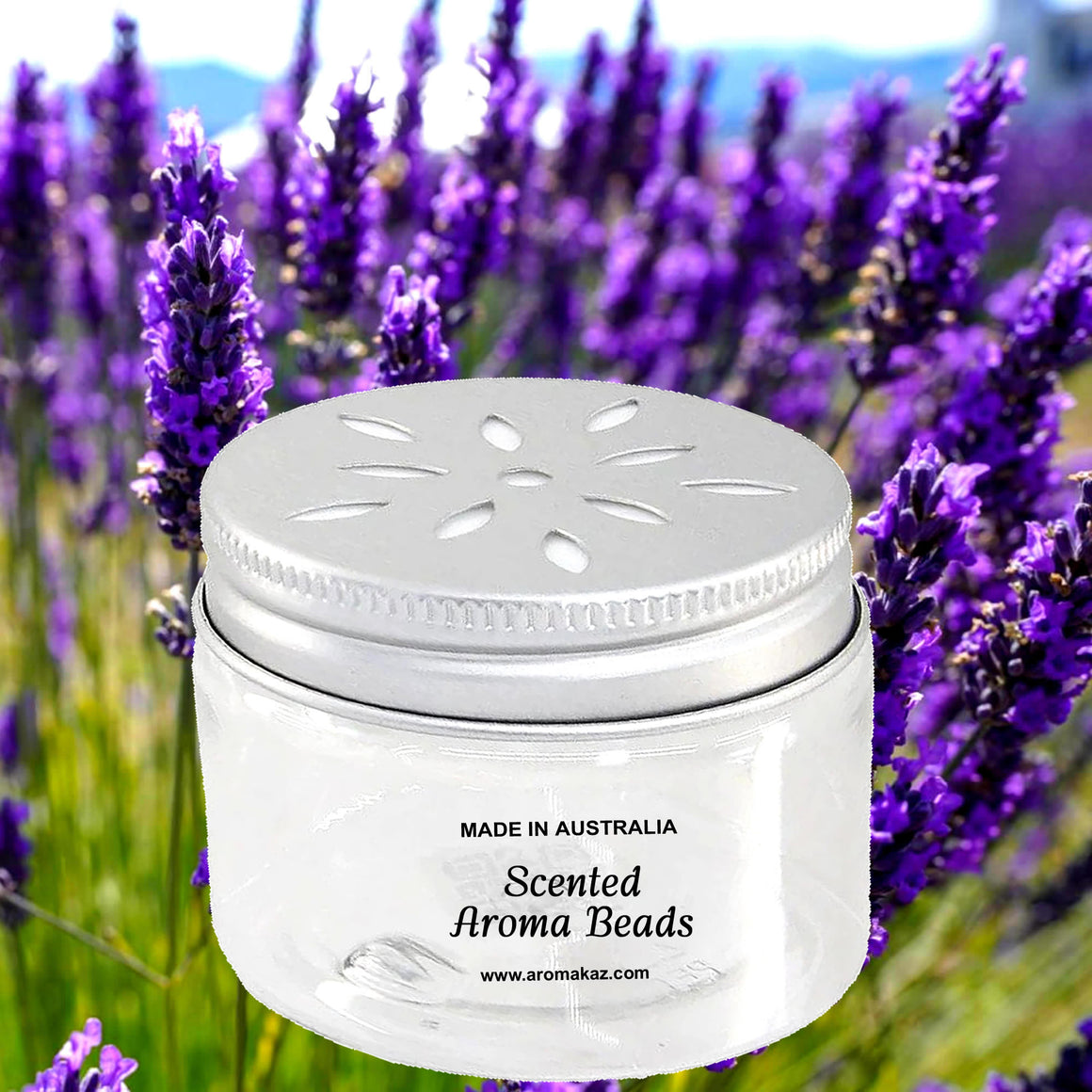 Vetiver & Lavender Air Freshener Aroma Beads - Room, Car, Pantry, Pet Areas, Linen