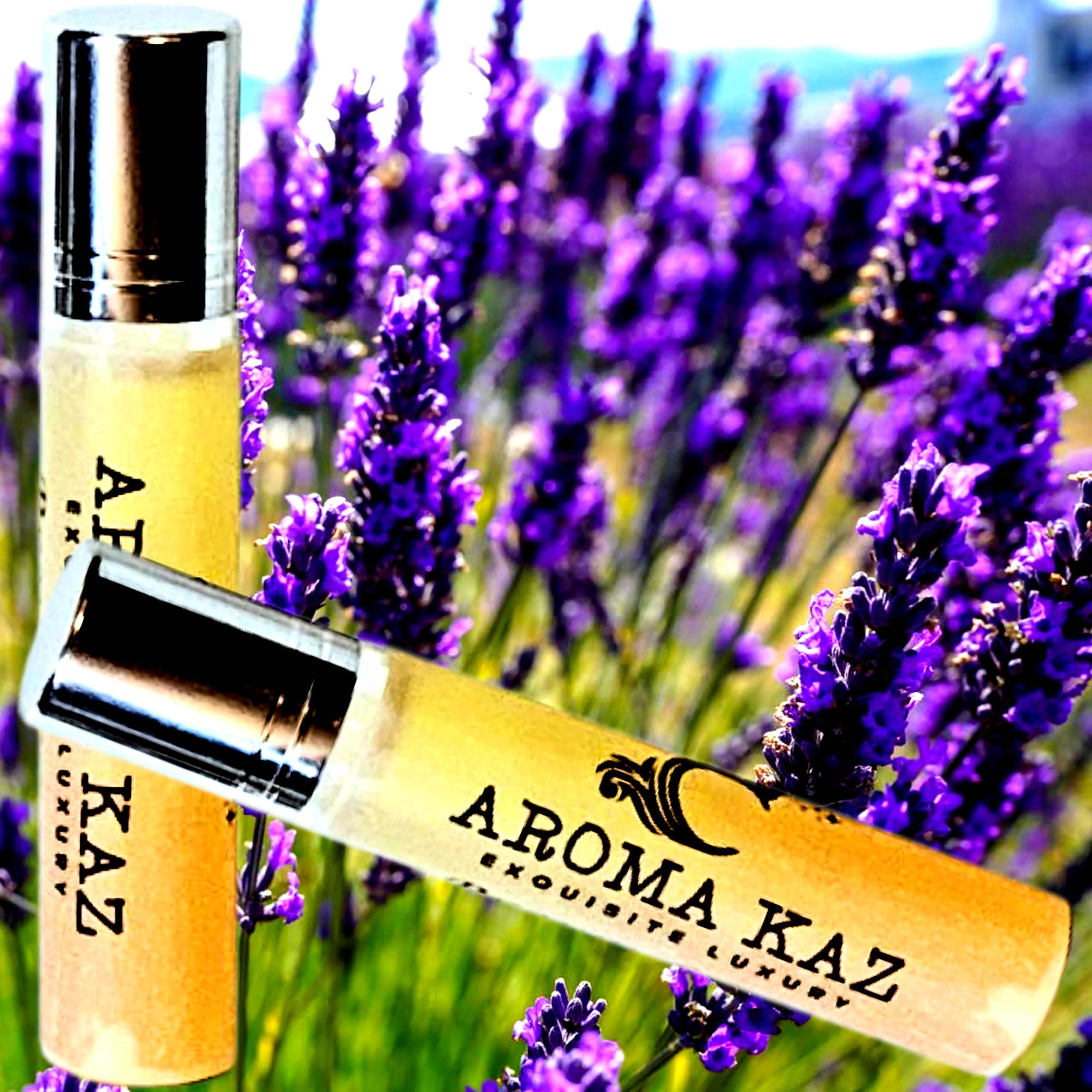 Vetiver & Lavender Roll-On Fragrance Plant-Based Vegan Cruelty Free