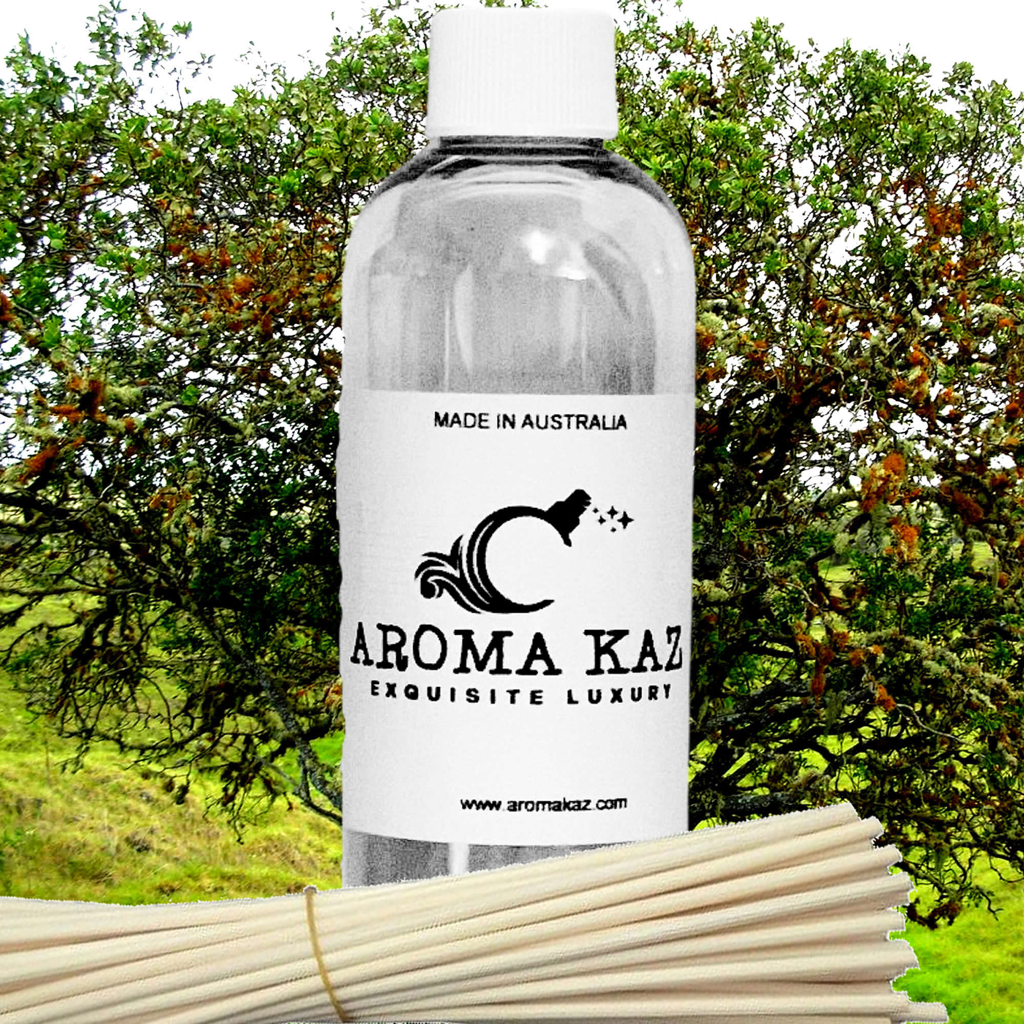 Vetiver & Sandalwood Diffuser Fragrance Oil with Reeds – Vegan Cruelty-Free Home Aroma