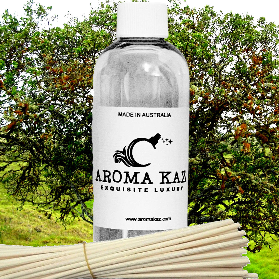 Vetiver & Sandalwood Diffuser Fragrance Oil with Reeds – Vegan Cruelty-Free Home Aroma