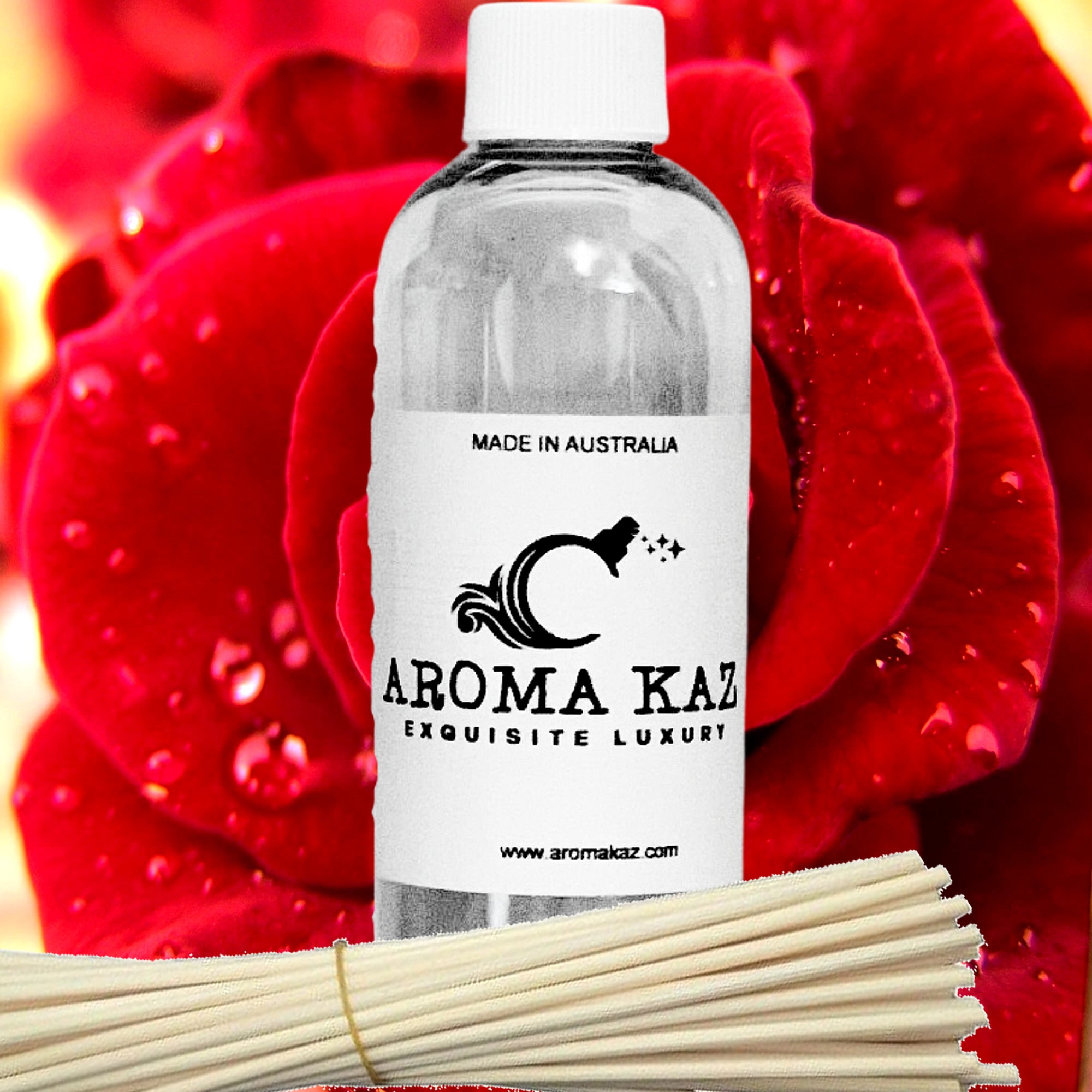 Victorian Rose Diffuser Fragrance Oil Refill – vegan, cruelty-free featuring elegant classic roses, handmade in Australia.