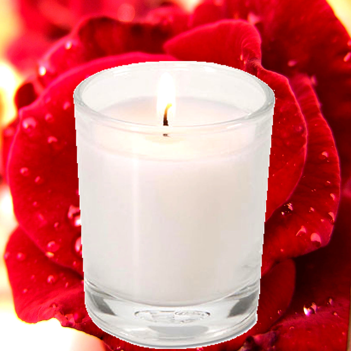 Victorian Rose Eco Soy Votive Candles – Clean Burn, Plant-Based, Vegan & Pet Safe