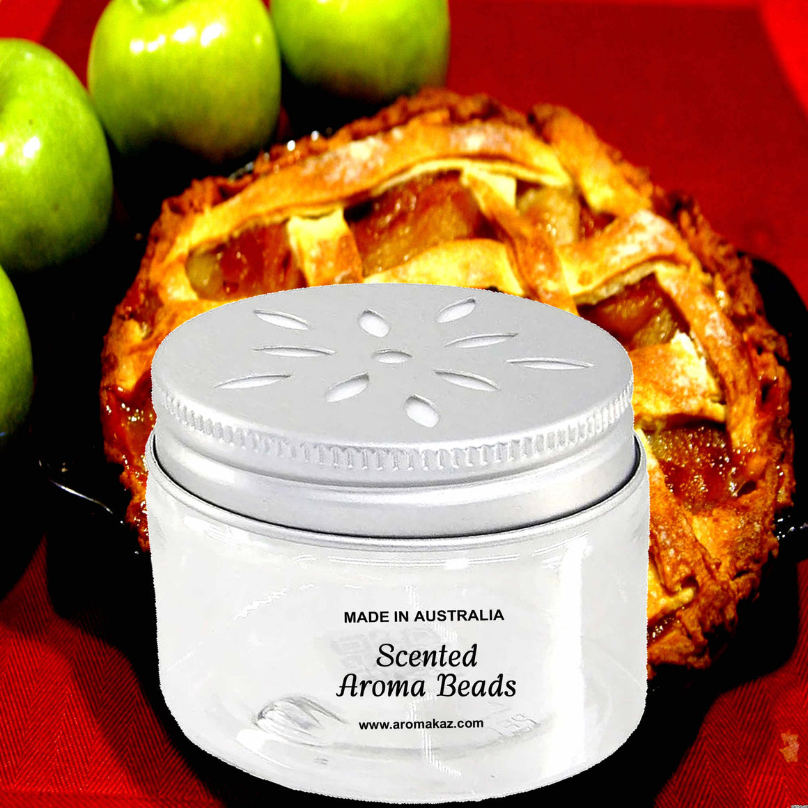 Warm Apple Pie Air Freshener Aroma Beads - Room, Car, Pantry, Pet Areas, Linen