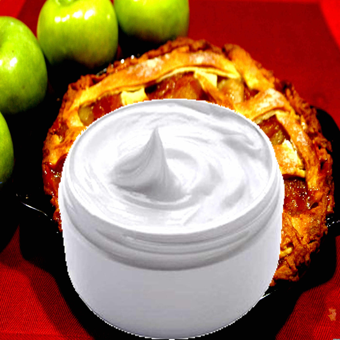 Warm Apple Pie Hydrating vegan body and hand cream moisturizer. Handmade in Australia, cruelty free, long-lasting fragrance, perfect for all skin types and ideal as a gift for men or women.