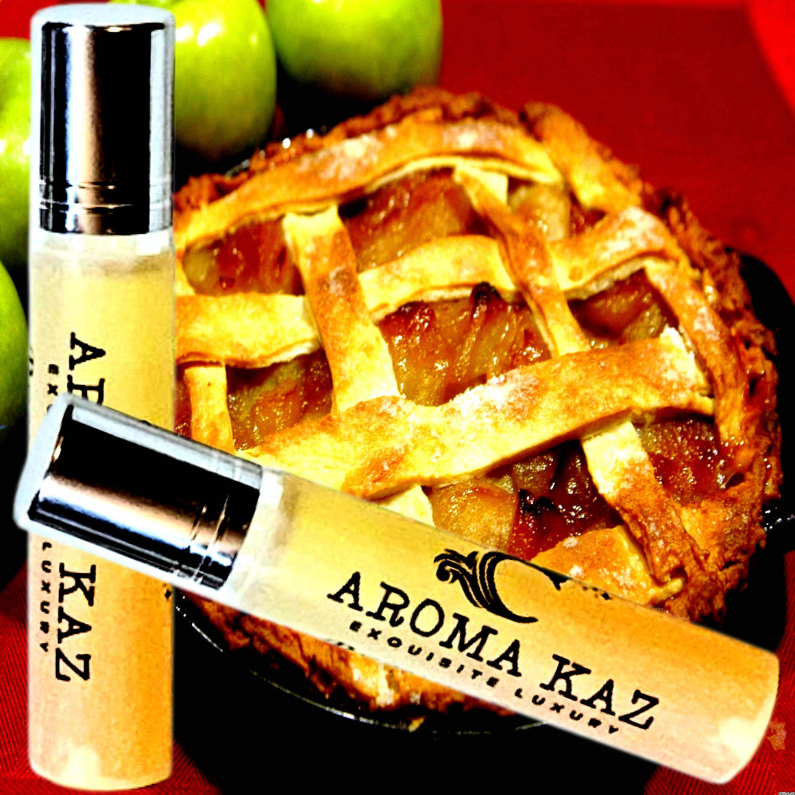 Warm Apple Pie Roll-On Perfume Plant-Based Vegan Cruelty Free