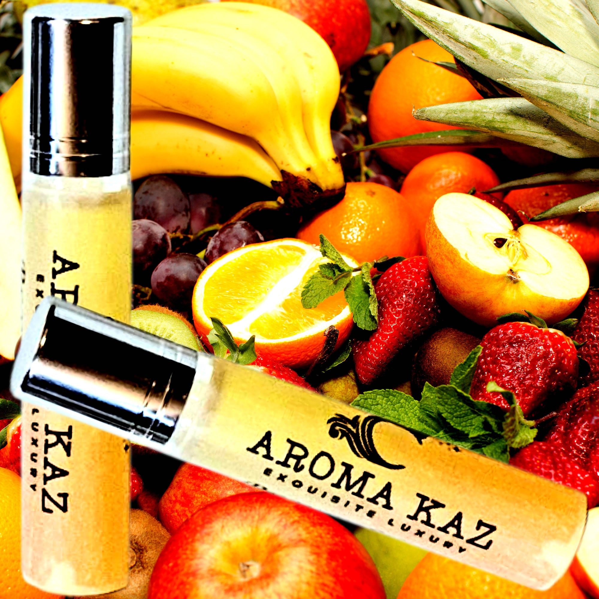 White Floral Nectarines Fragrance Roll On – vegan, cruelty-free perfume roll on featuring soft white florals and ripe nectarine sweetness, handmade in Australia.