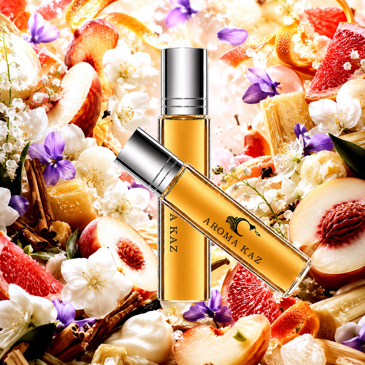White Floral Nectarines Fragrance Oil Roll-On