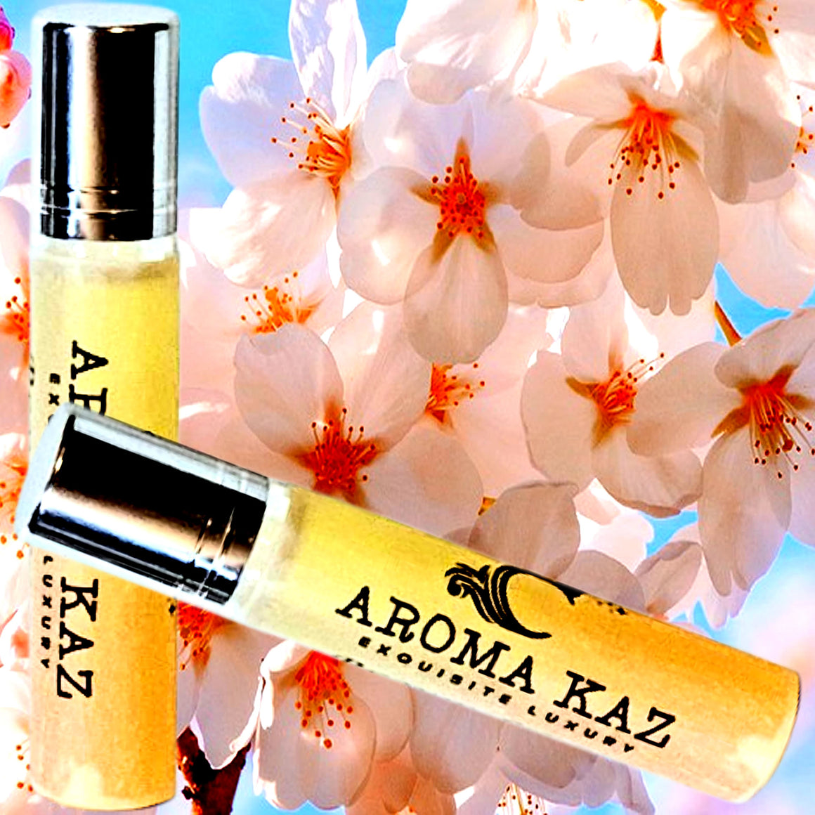 White Pepper Orange Blossoms Fragrance Roll On – vegan, cruelty-free perfume roll on featuring bright orange blossoms and a hint of warm white pepper, handmade in Australia.