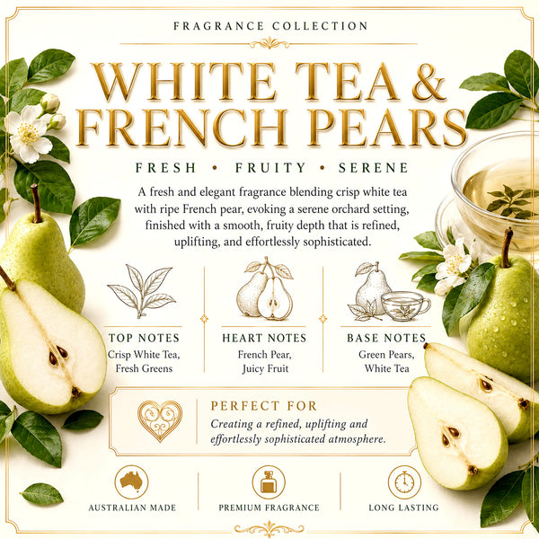 White Tea & French Pears Body & Hand Cream | Hydrating Fragrance Cream ...