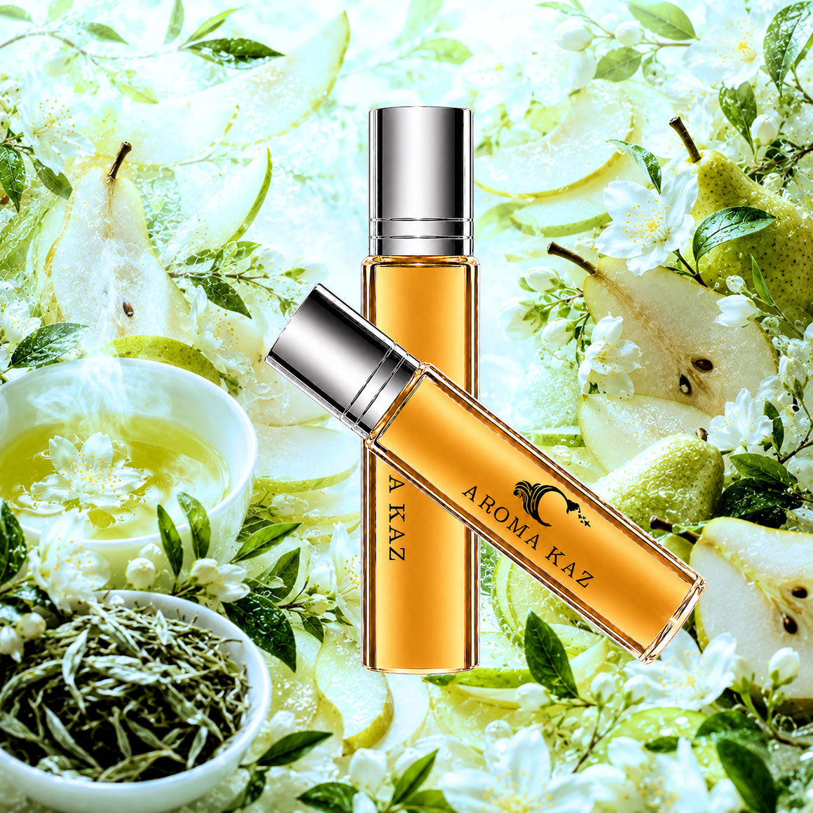 White Tea & French Pears Fragrance Oil Roll-On