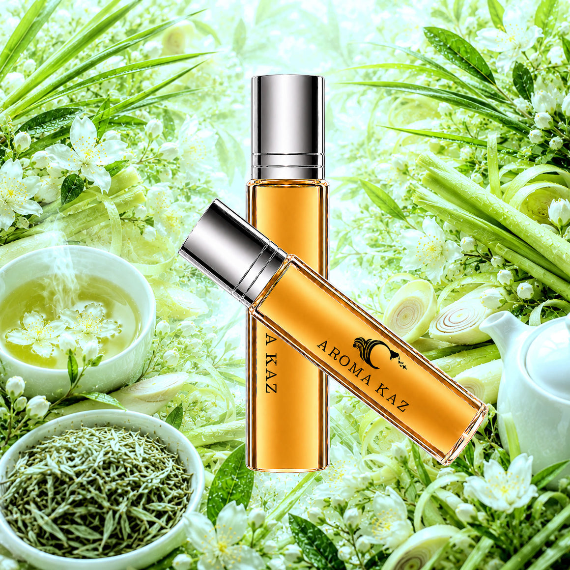 White Tea & Lemongrass Fragrance Oil Roll-On