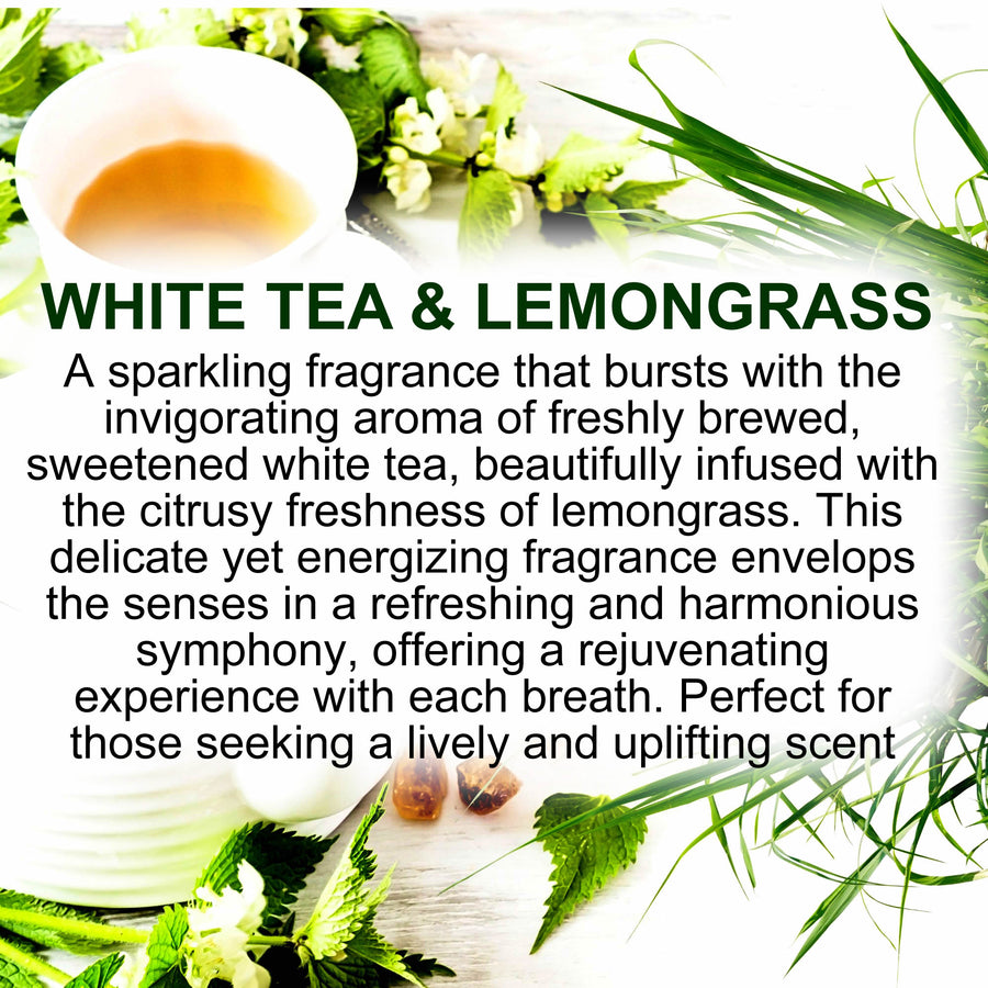 White Tea & Lemongrass Air Freshener Aroma Beads - Room, Car, Pantry, Pet Areas, Linen