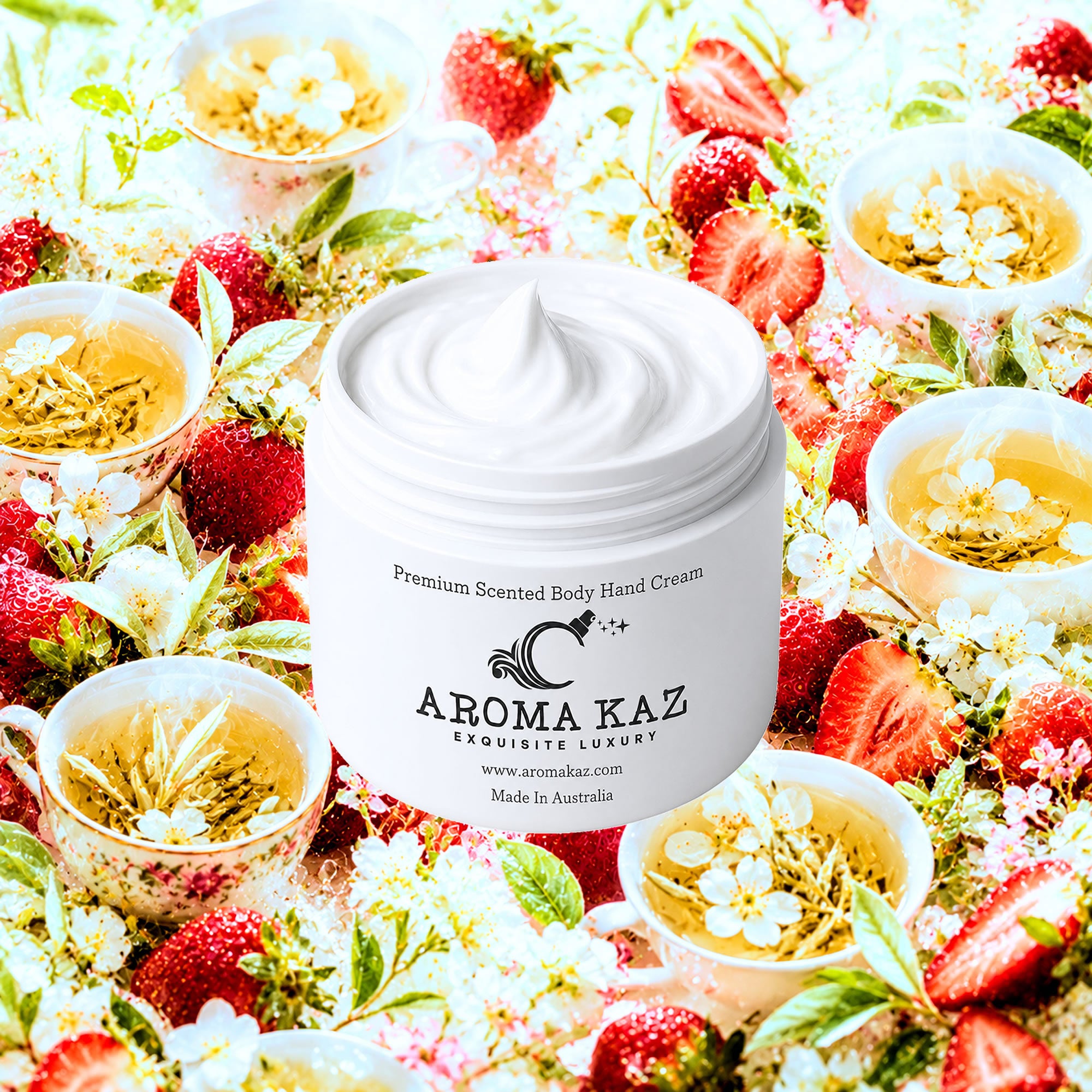 White Tea & Strawberries Body & Hand Cream