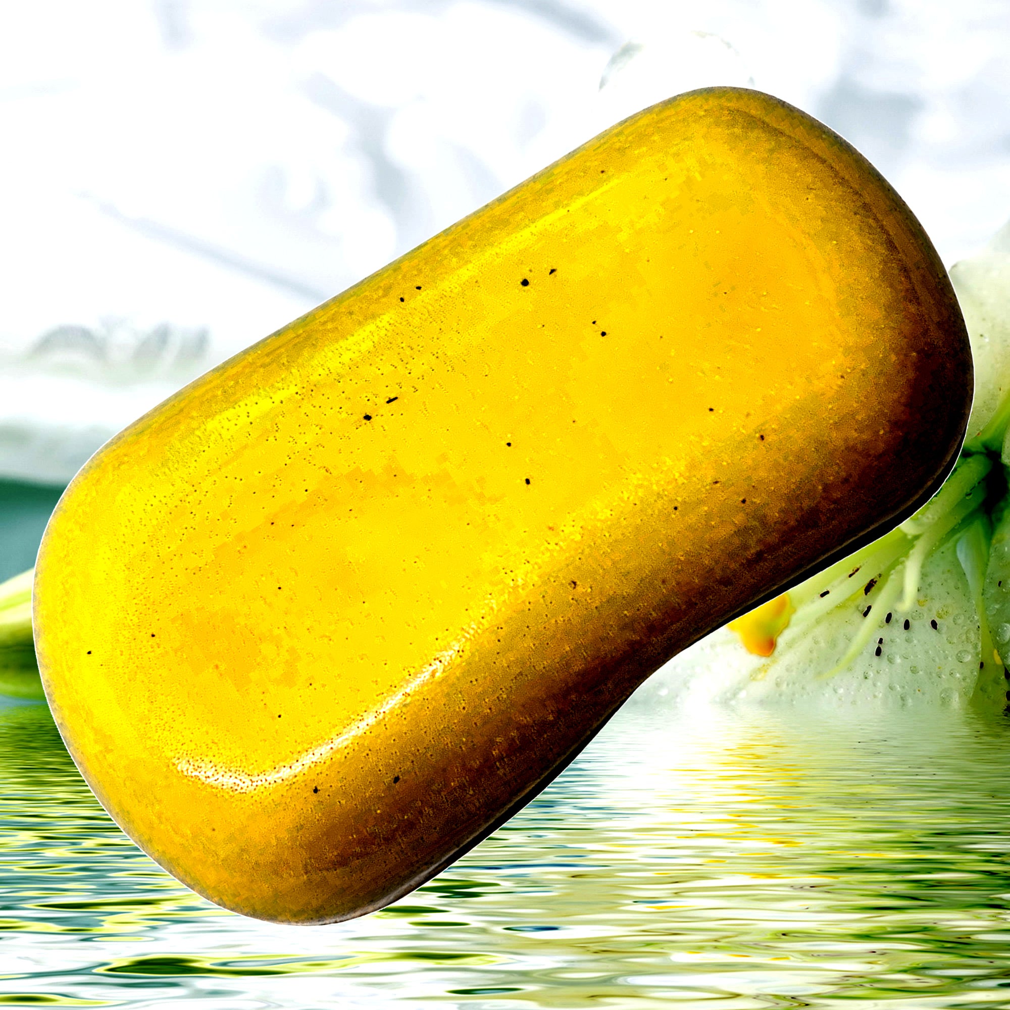 White Floral Nectarines Vegan Soap Bars Plant-Based Cruelty-Free Handcrafted