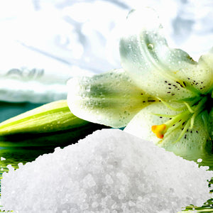 White Floral Nectarines Bath Salts/Bath Soak/Bath Crystals