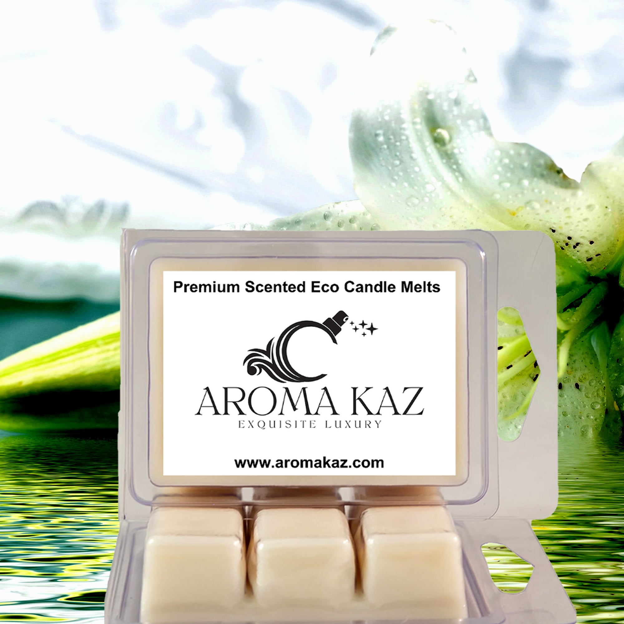 White Floral Nectarines Soy Wax Melts – Hand-Poured, Plant-Based & Vegan