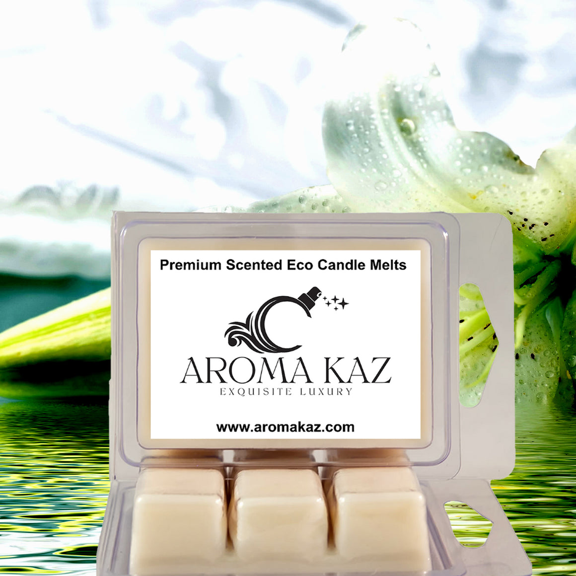 White Floral Nectarines Soy Wax Melts – Hand-Poured, Plant-Based & Vegan