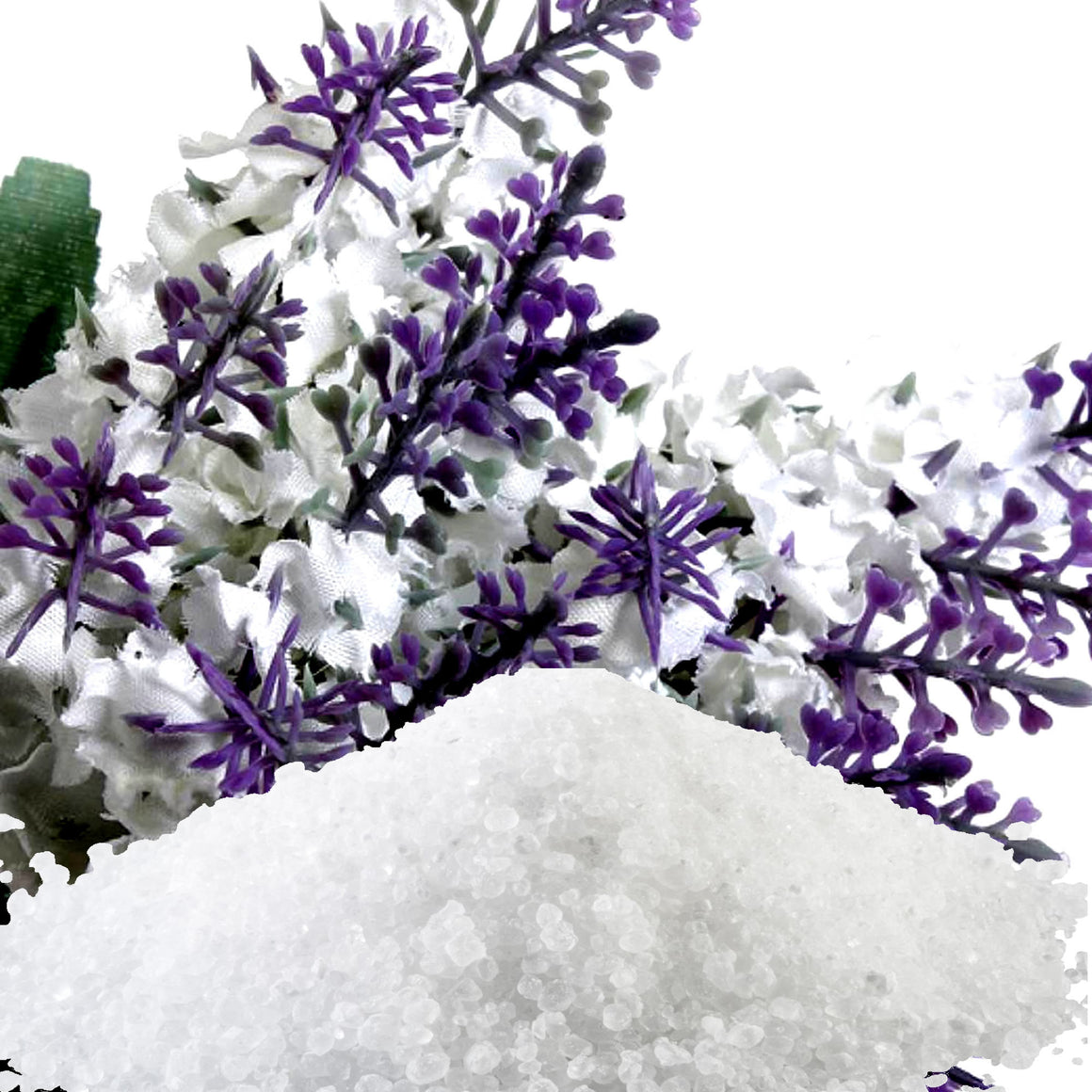 White Lilac & Lavender Vegan bath salts and bath soak crystals, cruelty-free and made in Australia. Highly scented, suitable for women and men. Perfect relaxation gift for him or her.