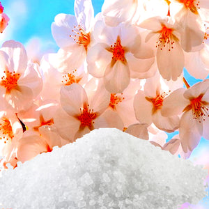 White Pepper Orange Blossoms Vegan bath salts and bath soak crystals, cruelty-free and made in Australia. Highly scented, suitable for women and men. Perfect relaxation gift for him or her.