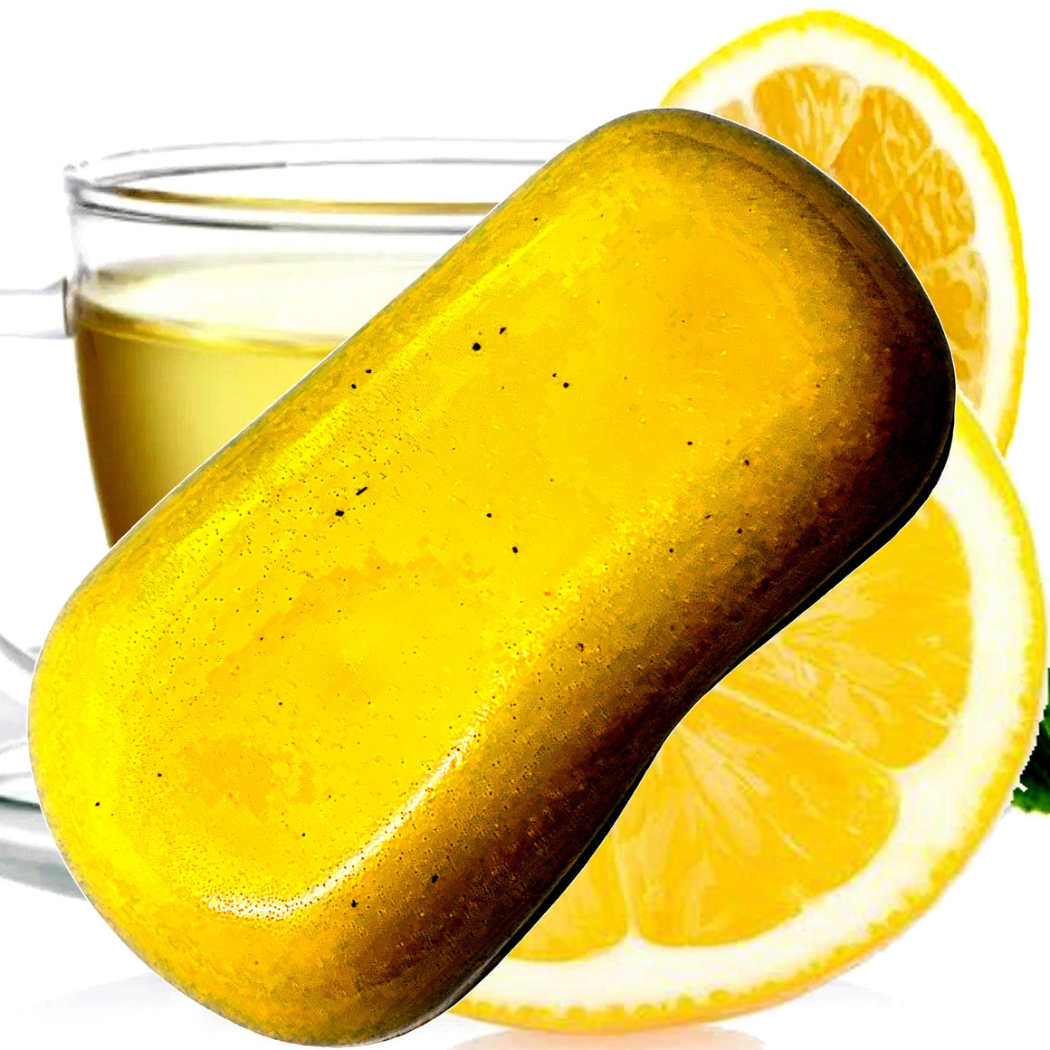 White Tea & Lemon Vegan Soap Bars Plant-Based Cruelty-Free Handcrafted