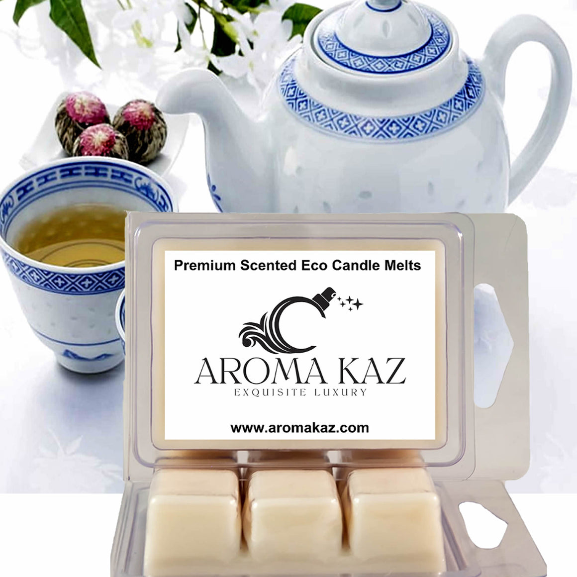 White Tea Soy Wax Melts – Hand-Poured, Plant-Based & Vegan