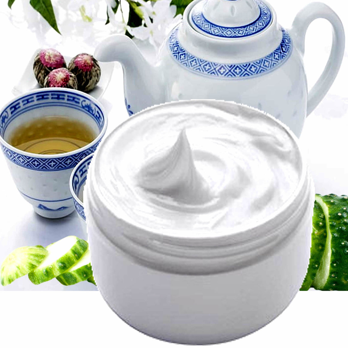 White Tea & Cucumber Hydrating vegan body and hand cream moisturizer. Handmade in Australia, cruelty free, long-lasting fragrance, perfect for all skin types and ideal as a gift for men or women.